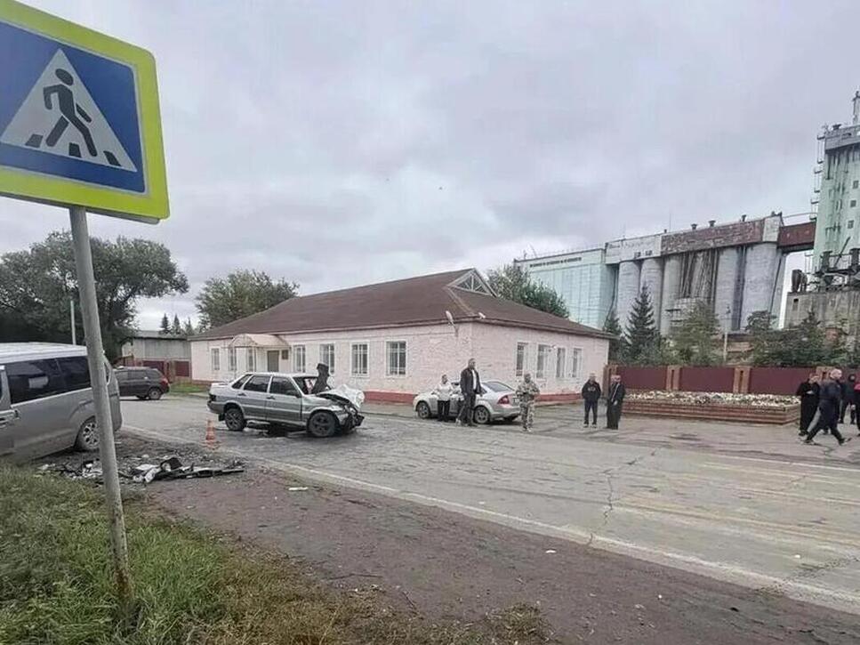 ДТП в Калачинске: столкновение двух машин, травмирован ребёнок